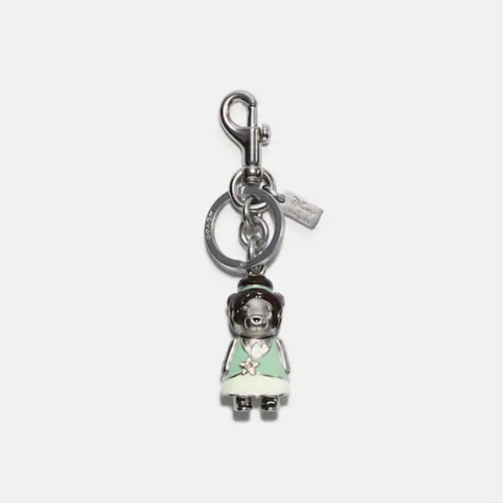 Disney X Coach Tiana Bear Bag Charm Style C0268 NWT